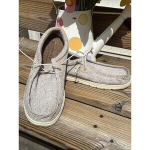 Bruno Marc Casual Slip On Loafers Stretchy Shoes Lightweight Mens Size 10.5 Tan